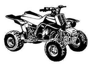 ATV v8 Decal Sticker 