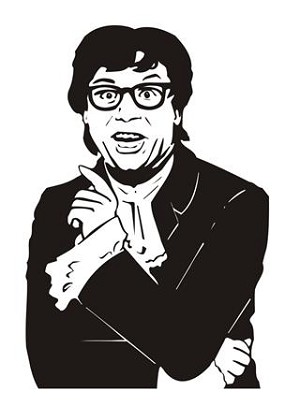 Austin Powers Decal Sticker 