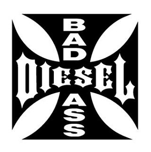 Bad Ass Diesel Decal Sticker 