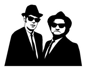 Blues Brothers Decal Sticker 