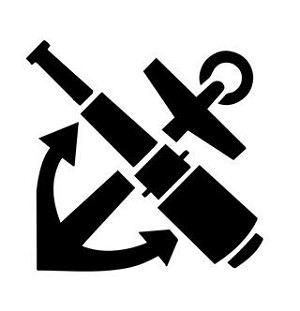 Boat Anchor v2 Decal Sticker 