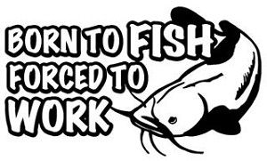 Born to Fish Decal Sticker 