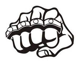 Brass Knuckles v2 Decal Sticker 