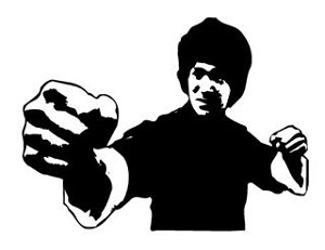 Bruce Lee v1 Decal Sticker 