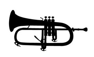 Bugle Decal Sticker 
