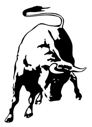 Bull v1 Decal Sticker 