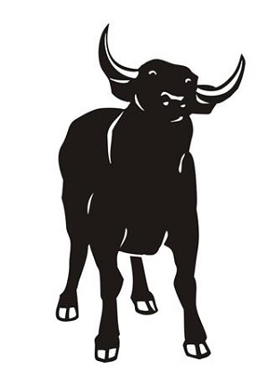Bull v6 Decal Sticker 