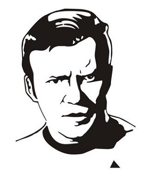 Captain Kirk Decal Sticker 
