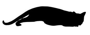 Cat Silhouette v12 Decal Sticker 