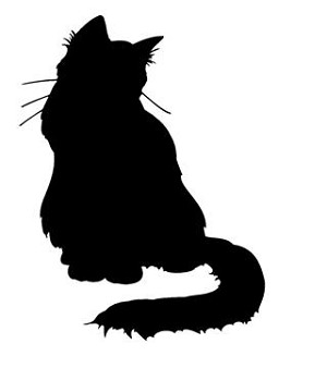 Cat Silhouette v5 Decal Sticker 