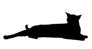 Cat Silhouette v9 Decal Sticker 
