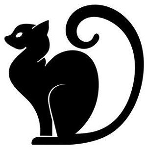 Cat Silhouette v19 Decal Sticker 