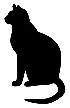 Cat Silhouette Decal Sticker 