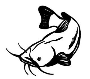 Catfish Decal Sticker 