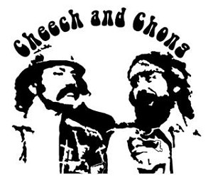 Cheech and Chong Decal Sticker 