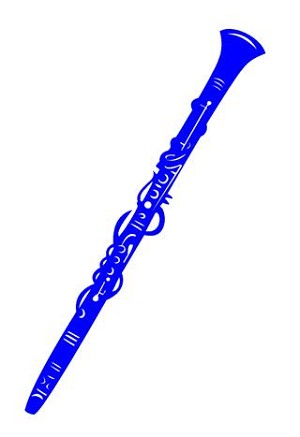 Clarinet Decal Sticker 