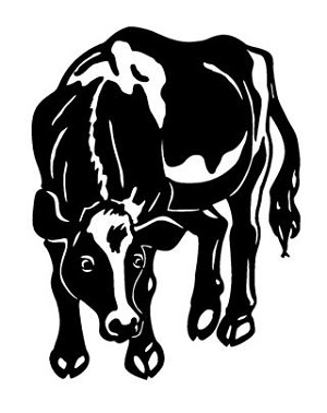 Cow v5 Decal Sticker 