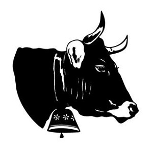 Cow Head Decal Sticker 