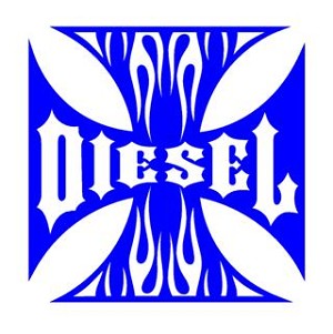 Diesel Maltese Decal Sticker 
