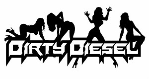 Dirty Diesel v8 Decal Sticker 