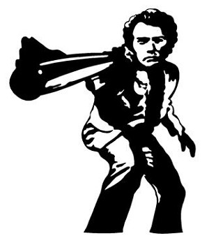 Dirty Hairy Decal Sticker 