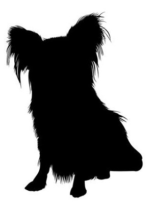 Dog Silhouette v10 Decal Sticker 