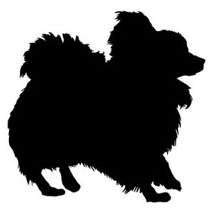 Dog Silhouette v11 Decal Sticker 