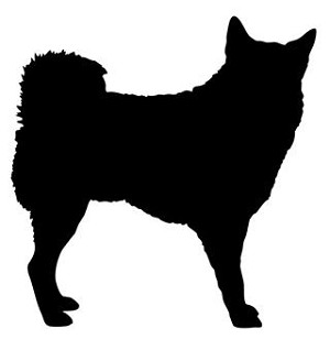 Dog Silhouette v7 Decal Sticker 