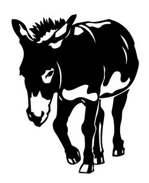 Donkey Decal Sticker 
