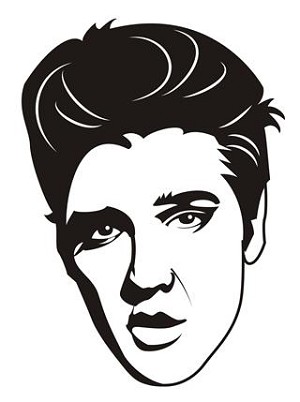 Elvis v2 Decal Sticker 