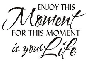 Enjoy this Moment Decal 