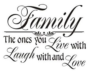 Family Live Laugh Love Decal 