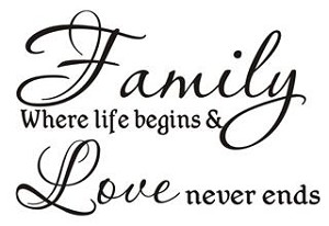 Family Where Life Begins v2 Decal 