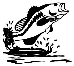 Fish Jumping v2 Decal Sticker 