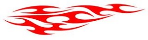 Flame Pattern v1 Decal Sticker 