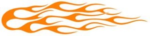 Flame Pattern v12 Decal Sticker 