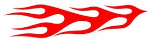 Flame Pattern v18 Decal Sticker 