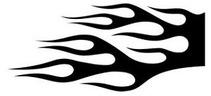 Flame Pattern v19 Decal Sticker 