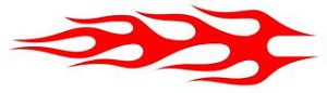 Flame Pattern v25 Decal Sticker 