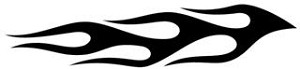 Flame Pattern v26 Decal Sticker 