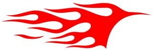 Flame Pattern v27 Decal Sticker 
