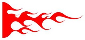 Flame Pattern v29 Decal Sticker 