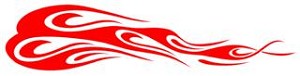 Flame Pattern v31 Decal Sticker 