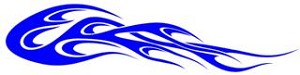 Flame Pattern v32 Decal Sticker 