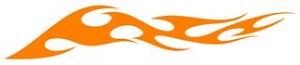 Flame Pattern v34 Decal Sticker 