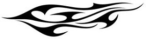 Flame Pattern v35 Decal Sticker 