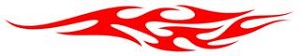 Flame Pattern v37 Decal Sticker 
