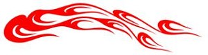 Flame Pattern v38 Decal Sticker 