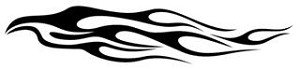 Flame Pattern v39 Decal Sticker 