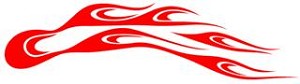 Flame Pattern v40 Decal Sticker 